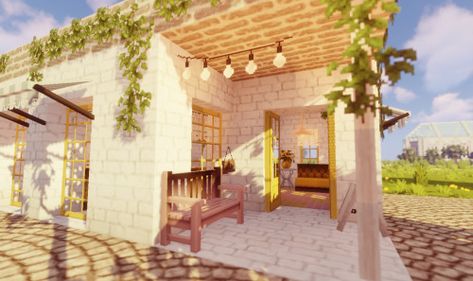 Soft Scenery, Cow Tools, Minecraft Rooms, Minecraft Backgrounds, Pastel Cafe, Aesthetic Minecraft Builds, Minecraft Addons, Minecraft Building Guide, Aesthetic Minecraft