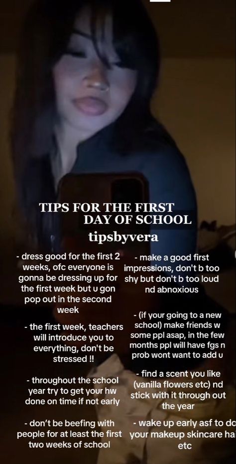 Vids For Edits, Highschool Tips, Highschool Advice, Tips For Back To School, Middle School Survival, School Advice, School Preparation, School Checklist, Teen Advice