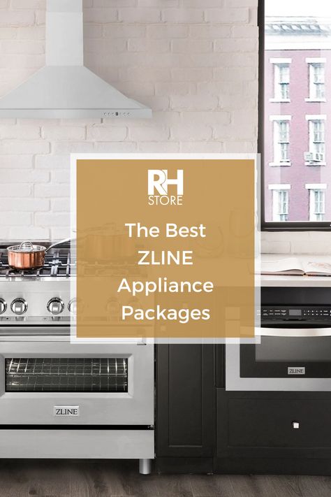 Z Line Kitchen Appliances, Zline Kitchen Appliances, Zline Appliances, Line Kitchen, Zline Kitchen, Convection Cooking, Counter Depth Refrigerator, Kitchen Appliance Packages, Steel Tub