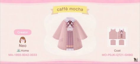 Animal Crossing Pink Codes, Pink Fall Outfits, Acnh Fashion, Acnh Patterns, Acnh Clothes, Animal Crossing 3ds, Animal Crossing Qr Codes Clothes, Acnh Codes, Qr Codes Animal Crossing