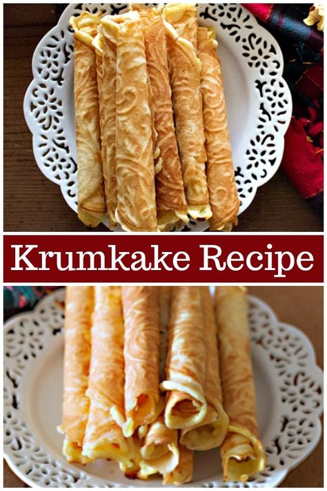 Norwegian Krumkake Recipe, Ancestral Eating, Krumkake Recipe, Norwegian Cookies, Norwegian Cuisine, Norwegian Recipes, Pizzelle Cookies, Pizzelle Recipe, Norwegian Heritage