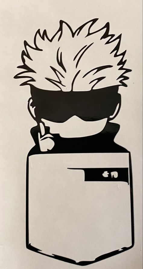 Anime Cricut Ideas, Tshirt Printing Design Anime, Anime Shirt Design Black And White, Anime Stencil, Anime Tshirt Design Ideas, Anime Silhouette, Anime T Shirt Design Ideas Jujutsu, White Anime T-shirt With Character Print, White Anime T-shirt With Front Print