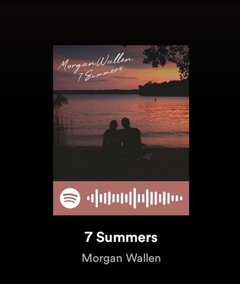 Spotify cover and song code for Morgan Wallen's song 7 Summers 7 Summers Morgan Wallen Wallpaper, Morgan Wallen Song Covers, 7 Summers Morgan Wallen Lyrics, Morgan Wallen Spotify Wallpaper, Morgan Wallen Song Wallpaper, Morgan Wallen Spotify Cover, 7 Summers Morgan Wallen, Morgan Wallen Spotify, Summers Wallpaper