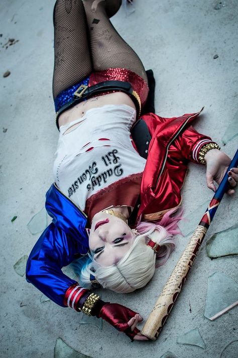 Harley Quinn  Cosplayer: Sajalyn  Photography: Starlight Photography Harley Quinn Photoshoot Ideas, Harley Quinn Photoshoot, Halloween Shoot, Matching Halloween Costumes, Matching Halloween, Harley Quinn Cosplay, Super Girl, Amazing Cosplay, Halloween 2024