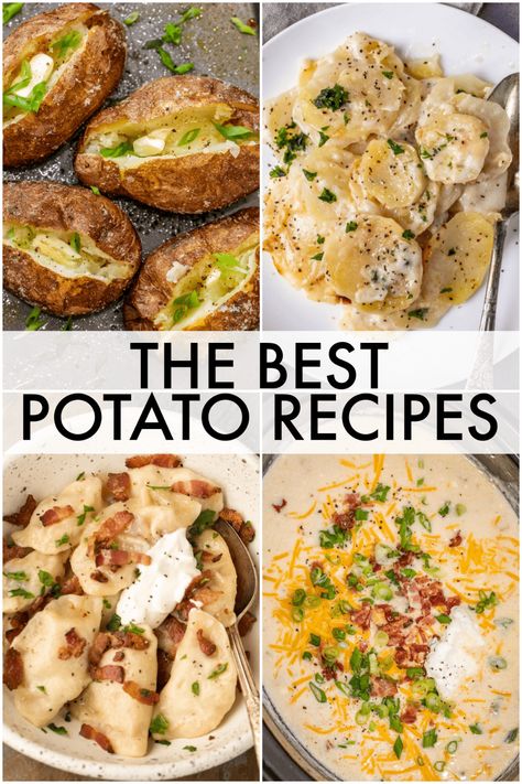 28 of The BEST Potato Recipes  - Valentina's Corner Valentinas Corner, Recipes For Potatoes, Best Potato Recipes, Instant Pot Soup Recipes, Starchy Vegetables, Instant Pot Soup, The Best Recipes, Food Lists, Potato Recipes