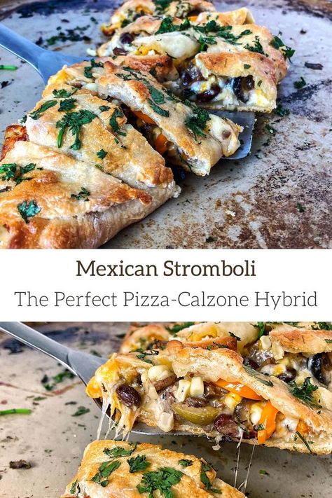 Chicken Calzone, Stromboli Recipe, Calzone Recipe, Sweet Peppers, Perfect Pizza, Stuffed Sweet Peppers, Chicken Pot Pie, Mexican Dishes, Turkey Recipes