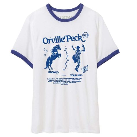 The Ringer Tour Tee '23 | Shop the Orville Peck Official Store 2022 Bronco, 2023 Bronco, Band Merch Ideas, Orville Peck, 60’s Fashion, The Orville, Funky Tees, Fresh Clothes, The Ringer