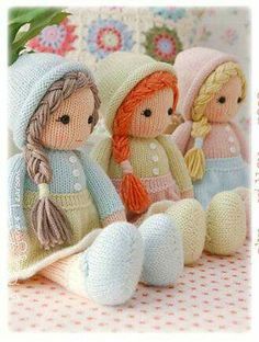 Knitting Dolls Free Patterns, Knitted Dolls Free, Teddy Bear Knitting Pattern, Knitted Doll Patterns, Knitted Toys Free Patterns, Knitted Teddy Bear, Animal Knitting Patterns, Yarn Dolls, Knitting Patterns Toys