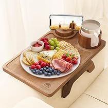 Couch Arm Tray, Sofa Arm Tray, Couch Arm Table, Sofa Arm Table, Eat Snacks, Wooden Sofa, Wood Sofa, Phone Holder, Stables