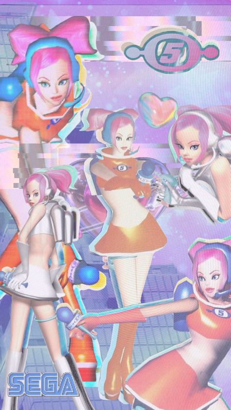 space channel 5 #spacechannel5 #ulala #sega #dreamcast #segadreamcast Space Channel 5, Space Channel, Vaporwave Art, Sega Dreamcast, Cartoon Icons, Kawaii Wallpaper, Retro Futurism, Retro Gaming, 3d Art