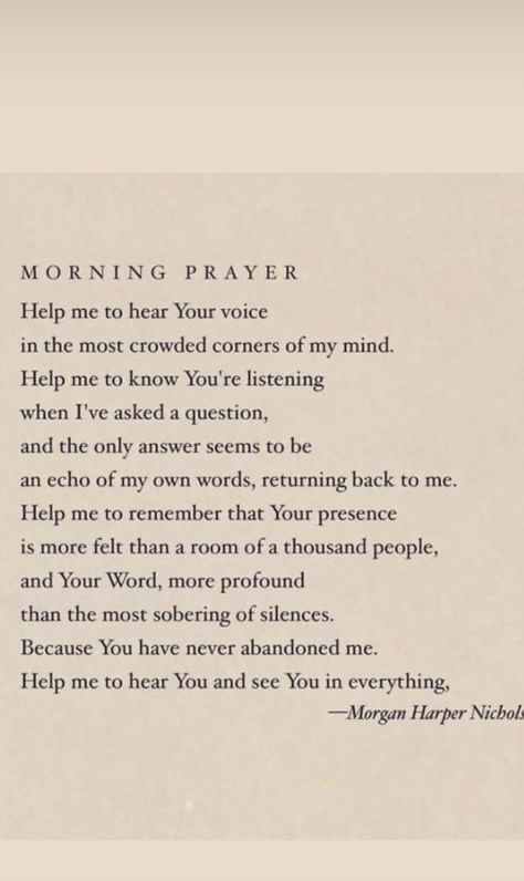 Christian Morning Motivation, Mornings With Jesus, Monday Encouragement, Monday Morning Prayer, Morning Encouragement, Morning Assembly, Morgan Harper Nichols, Encouraging Scripture, Morning Prayers