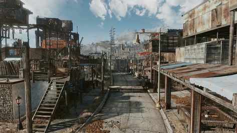 Fallout 4 Sanctuary, Fallout 4 Settlement, Fallout Settlement, Fallout 4 Settlement Ideas, Fallout Rpg, Fall Out 4, Fallout 4, Post Apocalyptic, Fallout