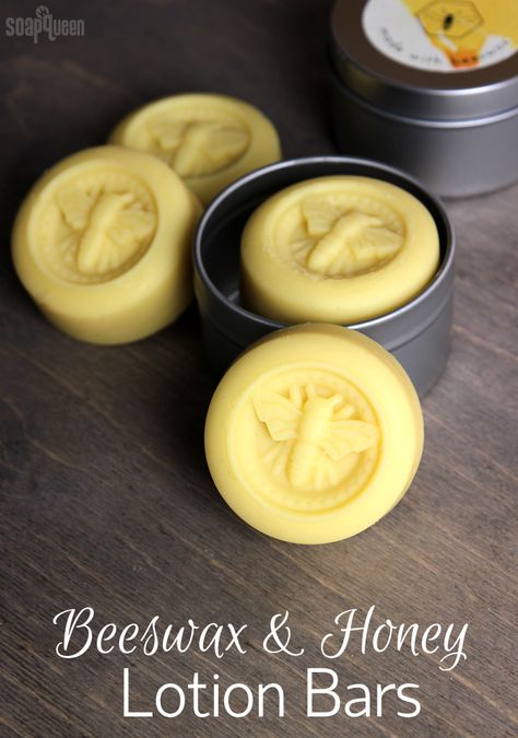 Honey Lotion, Lotion Bars Diy, Homemade Lotion Bars, Lotion Bars Recipe, Savon Diy, Săpunuri Handmade, Lotion Recipe, Diy Lotion, Homemade Lotion