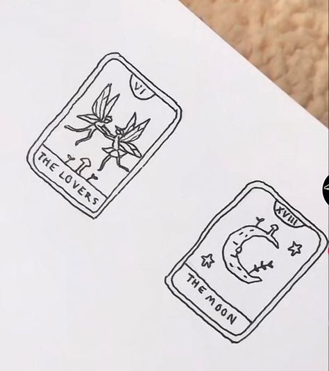 Matching Tattoos Travel, Matching Tarot Card Tattoo, Small Tarot Tattoo, Mail Tattoo, Tattoos Cool, Tattoos Henna, Small Matching Tattoos, Tarot Card Tattoo, Tarot Tattoo