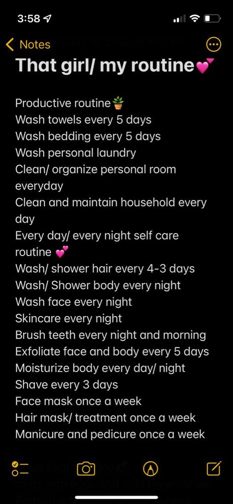 Self Care Studying, How To Be A Clean Girl Tips, Glow Up Checklist For Adults, Girl Self Care Aesthetic Ideas, Be That Girl Routine, 10am Morning Routine, That Girl Cleaning Routine, Life Routines Aesthetic, Self Care Pamper Routine