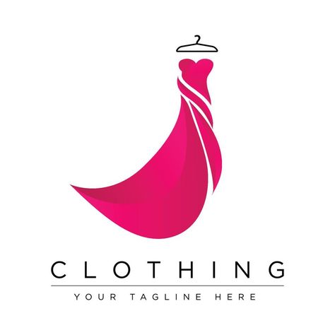 Clothing Logo Design Women Boutique Logo Fashion Icons Logo, Clothes Shop Logo Design Ideas, Botique Interiors Fashion Boutique, Logo Design Women, Garments Business, Clothing Logo Design, Dress Logo, Women Suits Wedding, Boutique Logo Design