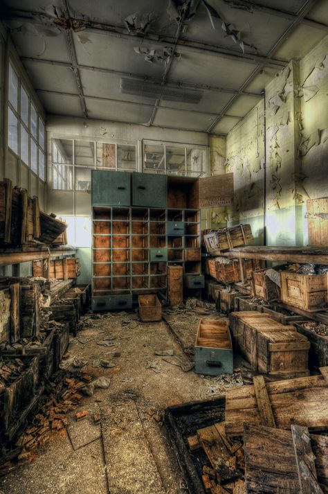 'Storage Room' Messy Storage Room, Apocalypse Aesthetic Room, Abandoned Storage Room, Apocalyptic Forest, Apocalypse Room, Creepy Old Houses, Apocalypse Aesthetic, Paddy Kelly, Futuristic Interior