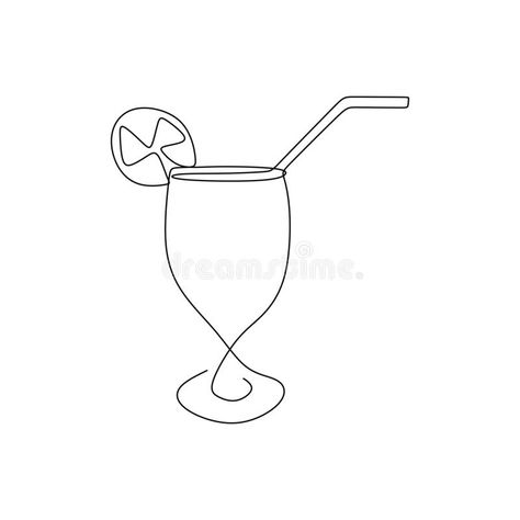 Continuous line drawing of summer orange juice drinks vector illustration Orange Juice Tattoo, Drinks Illustration, Glass Of Orange Juice, Orange Juice Drinks, Juice Tattoo, Summer Orange, Continuous Line Drawing, Juice Drinks, Continuous Line