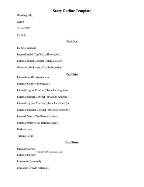 Writing Book Template, Character Outline Template Writing, Story Plotting Outline, Story Outline Example, How To Make A Story Outline, Writing Story Template, Manuscript Writing Tips, Novel Setting Worksheet, Settings For Story Writing