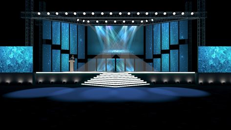 Sangeet Led Stage, Stage Lighting Ideas, Led Screen Stage Design, Led Stage Design, Stage Backdrop Design, Stage Lighting Design, Concert Stage Design, Corporate Events Decoration, Tv Set Design