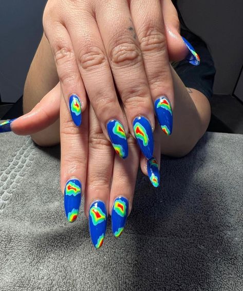 Heat Map Nails, Map Nails, Heat Map, Nail Sets, Nail Inspiration, Dope Nails, Nail Design, Nails Inspiration, Nail Art Designs