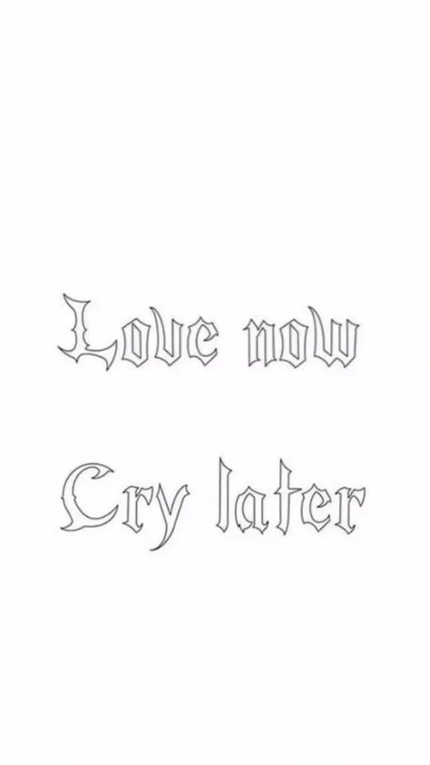 Lil Peep Tattoo Stencil, Love Now Cry Later Tats, Lil Peeps Tats, Lil Peep Lyrics Tattoo, Peep Love Tattoo, Lil Peep Inspired Tattoos, Lil Peep Tattoo Ideas, Tattoes Idea, Lil Peep Tattoo