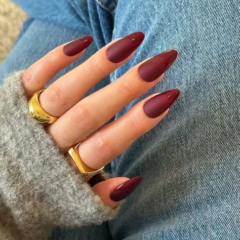 17 Burgundy French Manicure Ideas for Fall 2024 November Nail Ideas, French Manicure Ideas, November Nail, Bow Nail Designs, Checkered Nails, French Manicures, Statement Nail, White Tips, Squoval Nails