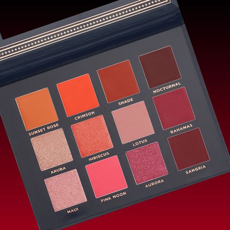 SCARLET DUSK PALETTE – Ace Beaute Cosmetics Dawn Palette, Fall Eyeshadow, Rose Eyeshadow, Shimmer Eyeshadow Palette, Shimmer Eyeshadow, Palette Color, Eyeshadow Pallets, Eye Shadow Palette, Colorful Eyeshadow