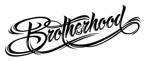 Brotherhood Tattoo, Half Sleeve Tattoos Drawings, Chicano Lettering, Best Typography, Family Tattoo Designs, Tattoo Lettering Styles, Graffiti Words, Graffiti Lettering Fonts, Type Inspiration