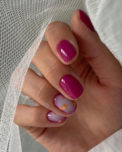 Round Nail Designs, March Nails, Unghie Sfumate, Milky Nails, May Nails, Subtle Nails, Round Nails, Oval Nails, Orange Nails