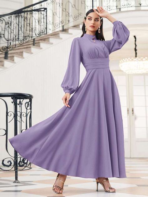 Bishop Sleeve Dress, Angel Fashion, Velvet Prom Dress, Velvet Bodycon Dress, Glamorous Dresses, Bishop Sleeve, Chiffon Prom Dress, Knee Length Dresses, Dress Cuts