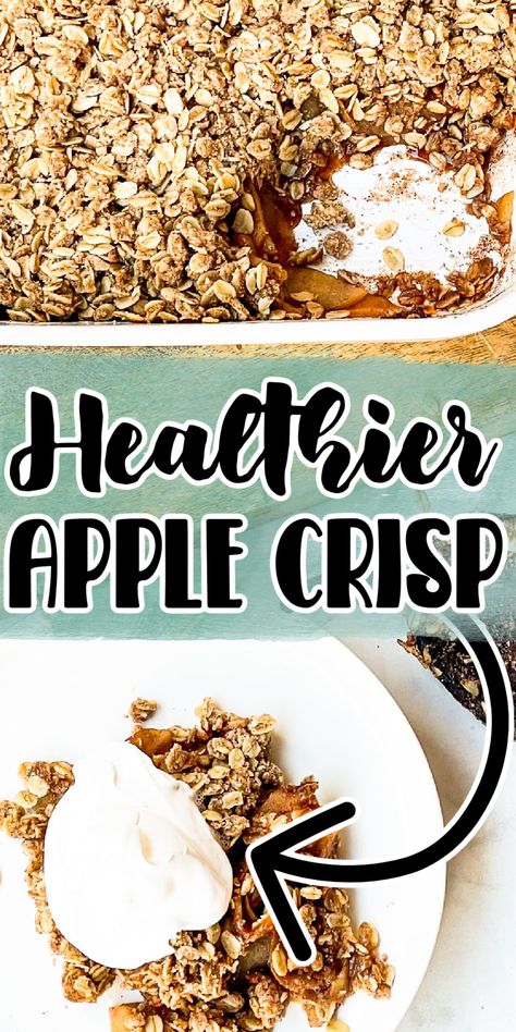 Sweets are my absolute weakness. So I love when I can figure out a lighter and more healthy take on my favorites like this Healthier Apple Crisp. Apple crisps are one of my favorite sweet treats. A warm comfort food that reminds me of something my grandma would make for me. They are great to make for special occasions, winter baking, and just because! #AD #PazazzApple @Vons @Pazazzapple @honeybearbrands Healthier Apple Crisp, Cranberry Apple Crisp, Apple Crisp Recipe Healthy, Heart Healthy Desserts, Crisp Recipes, Apple Crisps, Healthy Apple Crisp, Gluten Free Apple Crisp, Apple Desserts Easy