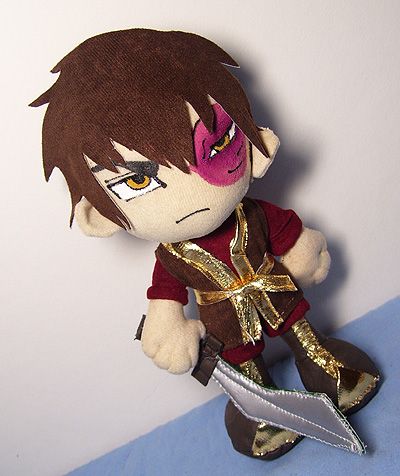 Zuko Plush, Avatar Nation, Prince Zuko, Air Bender, Pokemon Plush, Fire Nation, Avatar Aang, Big Project, Legend Of Korra