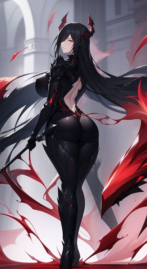 Anime Devil, 다크 판타지, Azur Lane, Anime Artwork Wallpaper, Anime Girlxgirl, Female Character Design, Pics Art, Manga Girl, Cute Anime Character