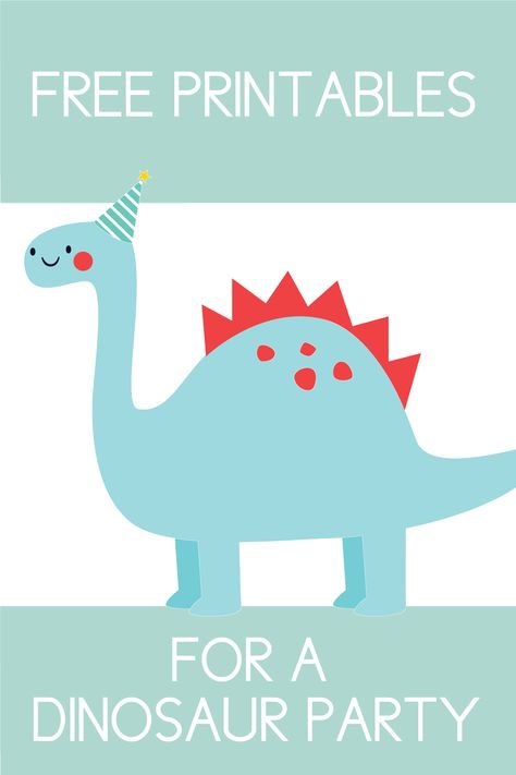 3 Birthday Dinosaur, Free Dinosaur Birthday Invitations, Dino Party Invitation Free Printables, Cartoon Dinosaur Birthday Party, Dinosaur Banner Printable Free, Dinosaur Adoption Party, Dino Printables Free, Easy Dino Party, Dinosaurs Printables Free