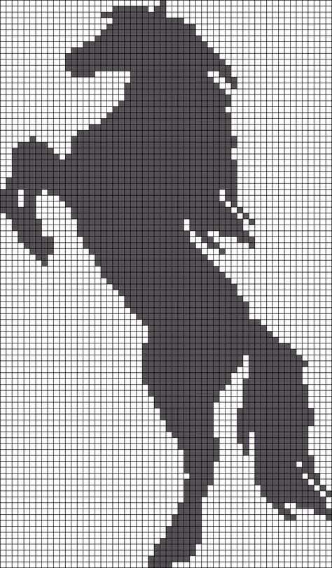 Alpha Pattern #15445 Preview added by filenfolie Cross Stitch Horse, Horse Blanket, Crochet Horse, Horse Pattern, Pola Sulam, Pixel Pattern, Beadwork Patterns, Crochet Tapestry, Cross Stitch Animals