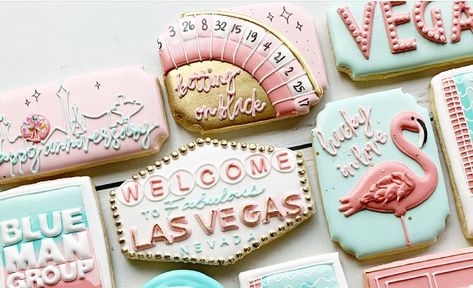 Las Vegas Theme, Vegas Theme, 1st Birthday Party Themes, 1st Birthday Parties, Sugar Cookies, Birthday Party Themes, 1st Birthday, Party Themes, Las Vegas