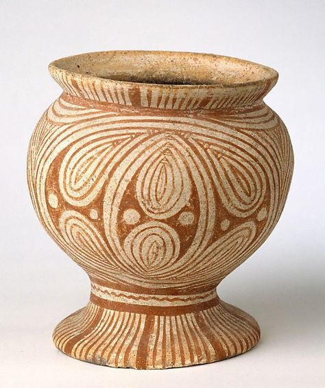 Pedestal bowl, (200 BCE-200 CE) by Ban Chiang ware :: The Collection :: Art Gallery NSW Minoan Art, Ancient Asia, Peruvian Art, Pottery Inspo, Old Pottery, Ancient Pottery, Pedestal Bowl, Surface Decoration, Functional Pottery