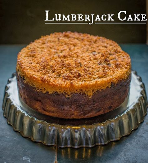 Vegan in Melbourne: If you don't make this cake, you are stupid! Lumberjack Cake Recipe, Garlic Flat Bread, Coconut Lentils, Lumberjack Cake, Apple Cakes, Apple Smoothie, Lumber Jack, Dessert Original, Eggless Desserts