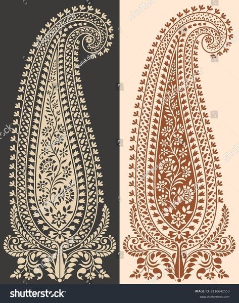 Paisley Print Design, Alpona Design, Paisley Embroidery, Botanical Flower Art, Flower Drawing Design, Paisley Art, Textile Prints Design, Batik Design, Saree Designs Party Wear