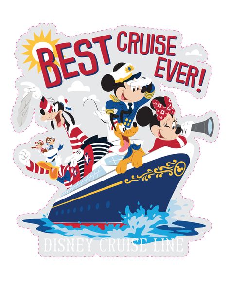 Decorate Your Home Like a Disney Cruise Stateroom With This FREE Kit! Disney Cruise Printables, Disney Cruise Clipart, Disney Cruise Door Decorations Ideas, Disney Cruise Door Decorations Printable, Disney Cruise Svg, Disney Embellishments, Disney Wish Cruise Ship, Disney Melody, Disney Magnets