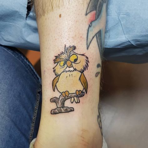 Archimedes Tattoo, 2024 Tattoo, Tattoo Disney, Tattoo Time, Beautiful Meaning, Owl Tattoo Design, Disney Tattoo, Disney Patches, Disney Images