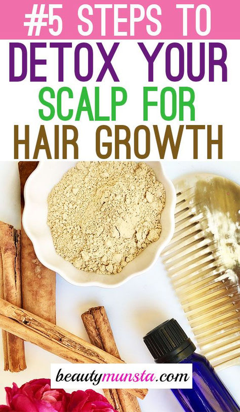 How to Naturally Detox Your Scalp in 5 Easy Steps! - beautymunsta - free natural beauty hacks and more! Natural Beauty Hacks, Beauty Hacks That Actually Work, Hair Detox, Shampoo Recipe, Baking Soda Uses, Baking Soda Shampoo, Scrub Recipe, Beauty Tips For Face, Spray Perfume