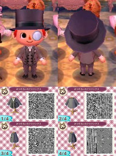 New Leaf ✂ Men's Fashion Animal Crossing New Leaf Qr Codes, Animal Crossing Qr Codes, Motif Acnl, Leaf Man, Animal Crossing 3ds, Animal Crossing New Leaf, Ac New Leaf, Leaf Animals, Happy Home Designer