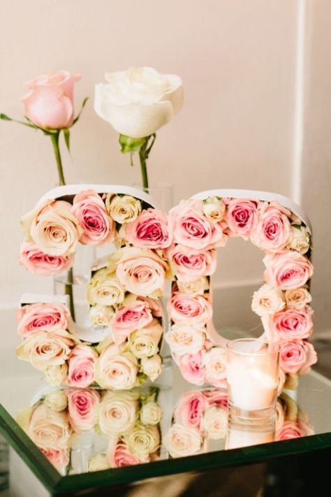 These lovely floral numbers would be perfect for the next birthday celebration. Floral Numbers, 30th Bday Party, 30th Birthday Bash, 30th Bday, 70th Birthday Parties, 30th Birthday Parties, 50th Birthday Party, 90th Birthday, 80th Birthday