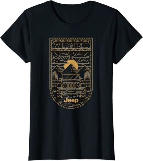 Solid colors: 100% Cotton; Heather Grey: 90% Cotton, 10% Polyester; All Other Heathers: 50% Cotton, 50% Polyester Imported Pull On closure Machine Wash GET YOUR ADVENTURE ON: Whether you are a mountain person or a beach person, this Jeep Wild and Free gear will let you channel your inner adventure with each wear. OFFICIALLY LICENSED JEEP GEAR: Mountain Person, Jeep Apparel, Jeep Gear, Jeep Lover, Wild Free, Free Tshirt, Toddler Hoodie, Wild And Free, Graphic Shirt