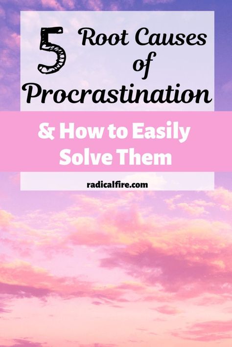 Why do we procrastinate? There are several reasons for procrastination. I discuss 5 Root Causes of Procrastination and how to easily overcome procrastination. Procrastination is what keeps us from getting things done. We discuss how to fix it and increase productivity NOW! How To Prevent Procrastination, How To Not Procrastinate Tips, Overcome Procrastination Tips, Why Do I Procrastinate, Anti Procrastination Plan, Procrastination Types, How To Overcome Procrastination, Procrastination Tips, Make A Timeline