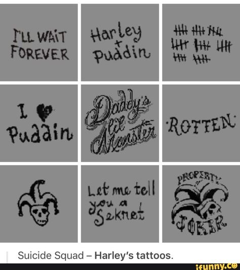 Suicidesquad Tattoos, Harley Quinn's Tattoos, Harley Aesthetic, Harley Quinn Tattoos, Joker Tattoos, Harley Tattoos, Girl Superhero Party, Harley Quinn Tattoo, Badass Drawings