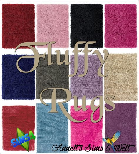 Annett's Sims 4 Welt: Fluffy Rugs - Update 07.07.2016 Fluffy Rugs, Die Sims 4, Muebles Sims 4 Cc, Nikki Sims, Sims 4 Bedroom, Free Sims 4, Sims 4 Game Mods, Sims 4 Children, The Sims 4 Packs