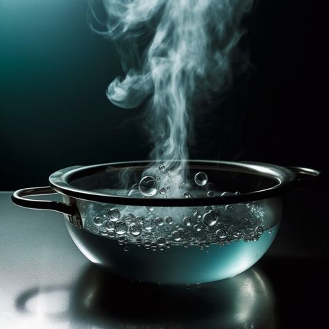 Water bubble Making Water, Water Vapor, Water Pictures, Artwork Inspiration, A Wrinkle In Time, Water Boiling, Steaming Cup, Water Bubbles, Water Photography